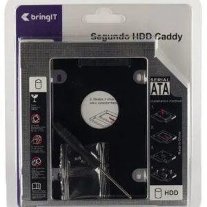 Adaptador Caddy para Segundo Hd ou Ssd 9.5mm para notebook