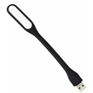 Mini luminária flexível em led para USB